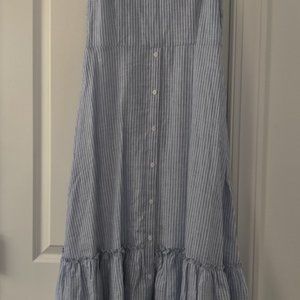 Antonio Melani Linen Maxi Dress Size 6